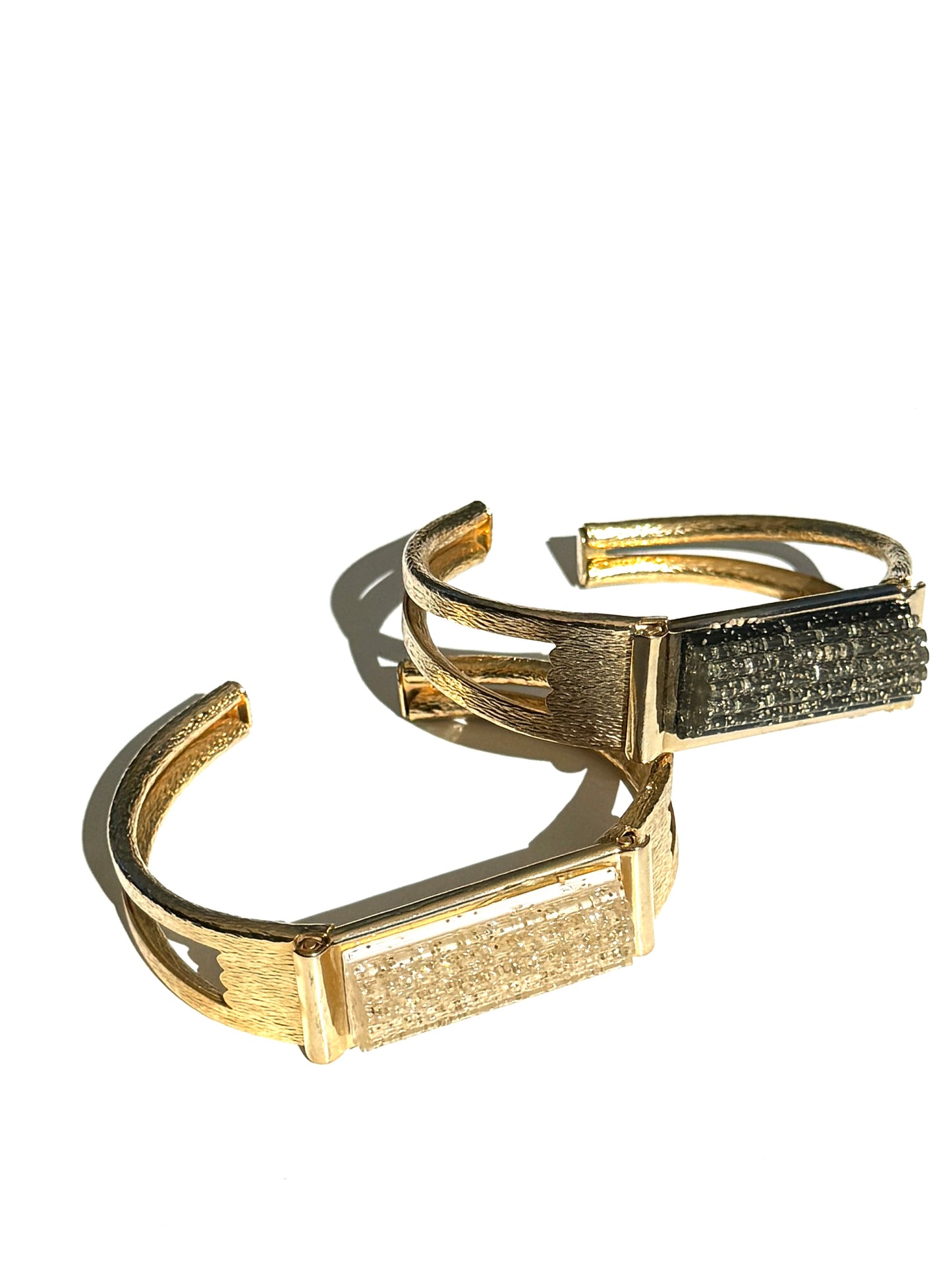 Glitterati Hinged Cuff Bracelet - Leetie Lovendale