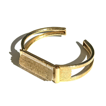Glitterati Hinged Cuff Bracelet - Leetie Lovendale