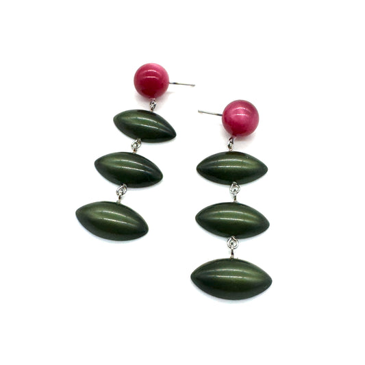 Berry Grove Moonglow Cascade Earrings - Leetie Lovendale