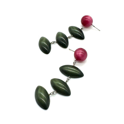 Berry Grove Moonglow Cascade Earrings - Leetie Lovendale