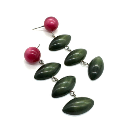 Berry Grove Moonglow Cascade Earrings - Leetie Lovendale