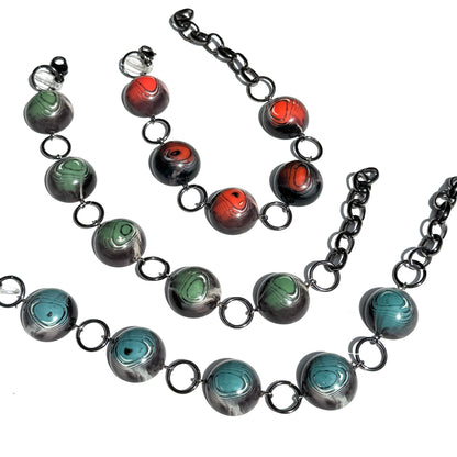 Best Marbled Agate Stations Bracelet - Leetie Lovendale