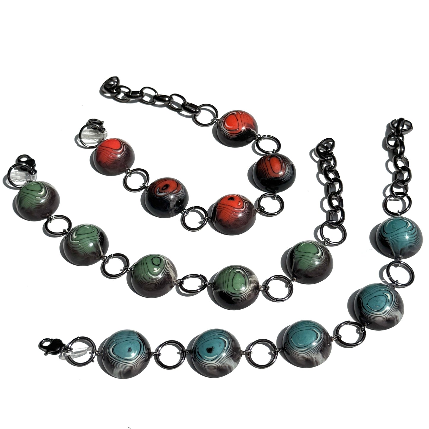 Best Marbled Agate Stations Bracelet - Leetie Lovendale