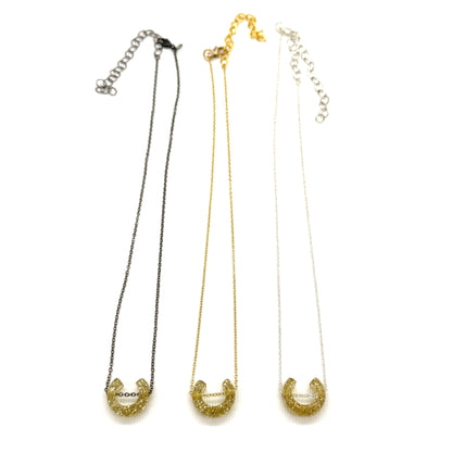 Italian Stardust Glitter Necklace - Leetie Lovendale