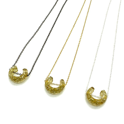 Italian Stardust Glitter Necklace - Leetie Lovendale