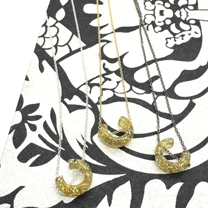 Italian Stardust Glitter Necklace - Leetie Lovendale