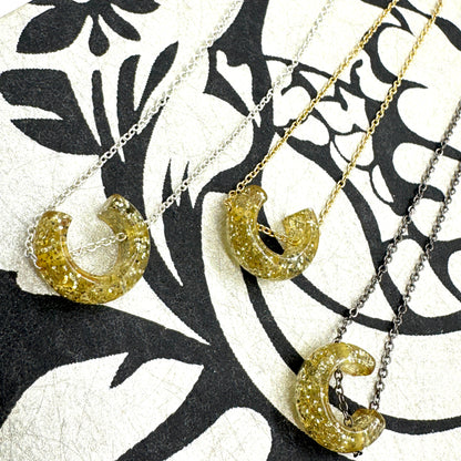 Italian Stardust Glitter Necklace - Leetie Lovendale