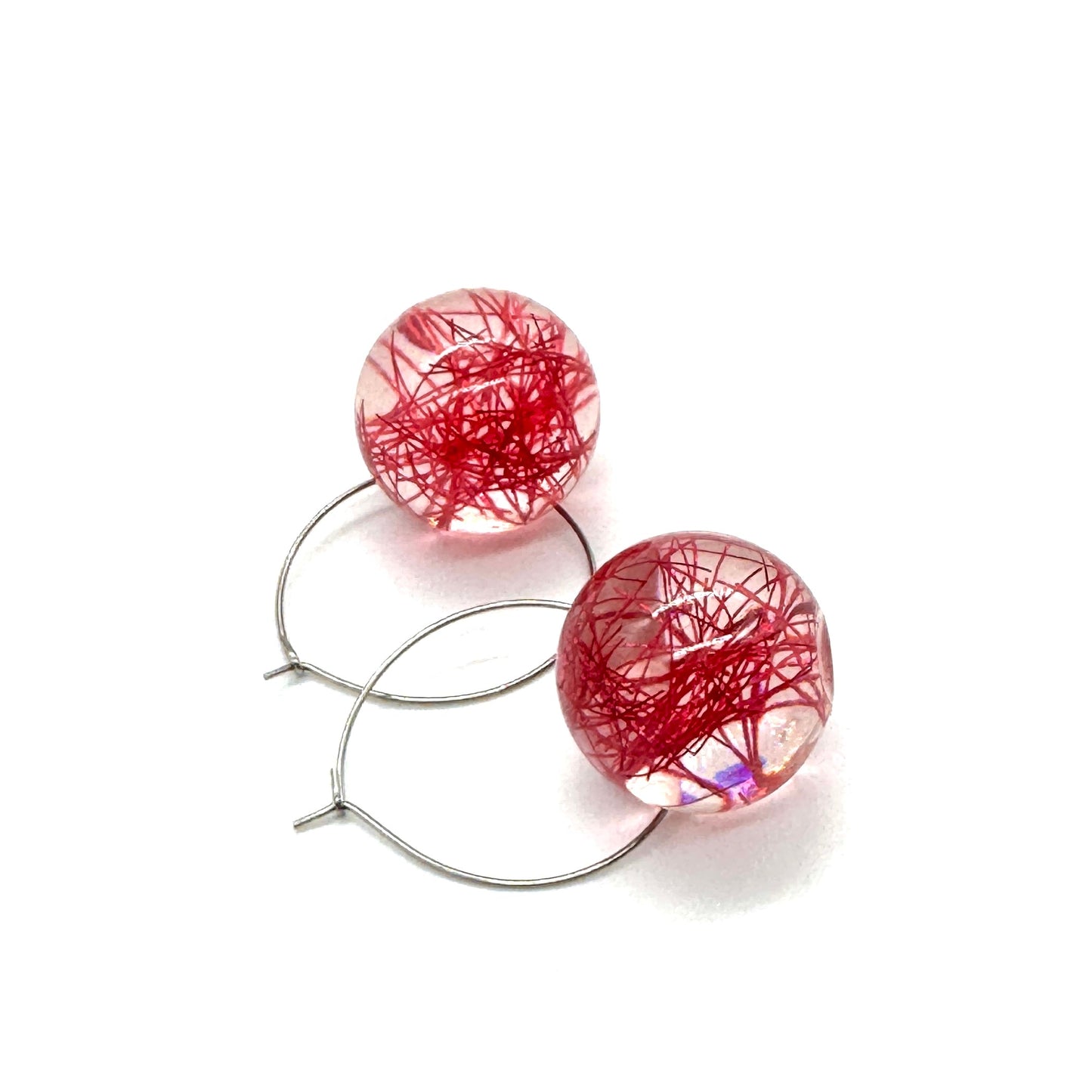 Confetti Orb Hoop Earrings - Leetie Lovendale
