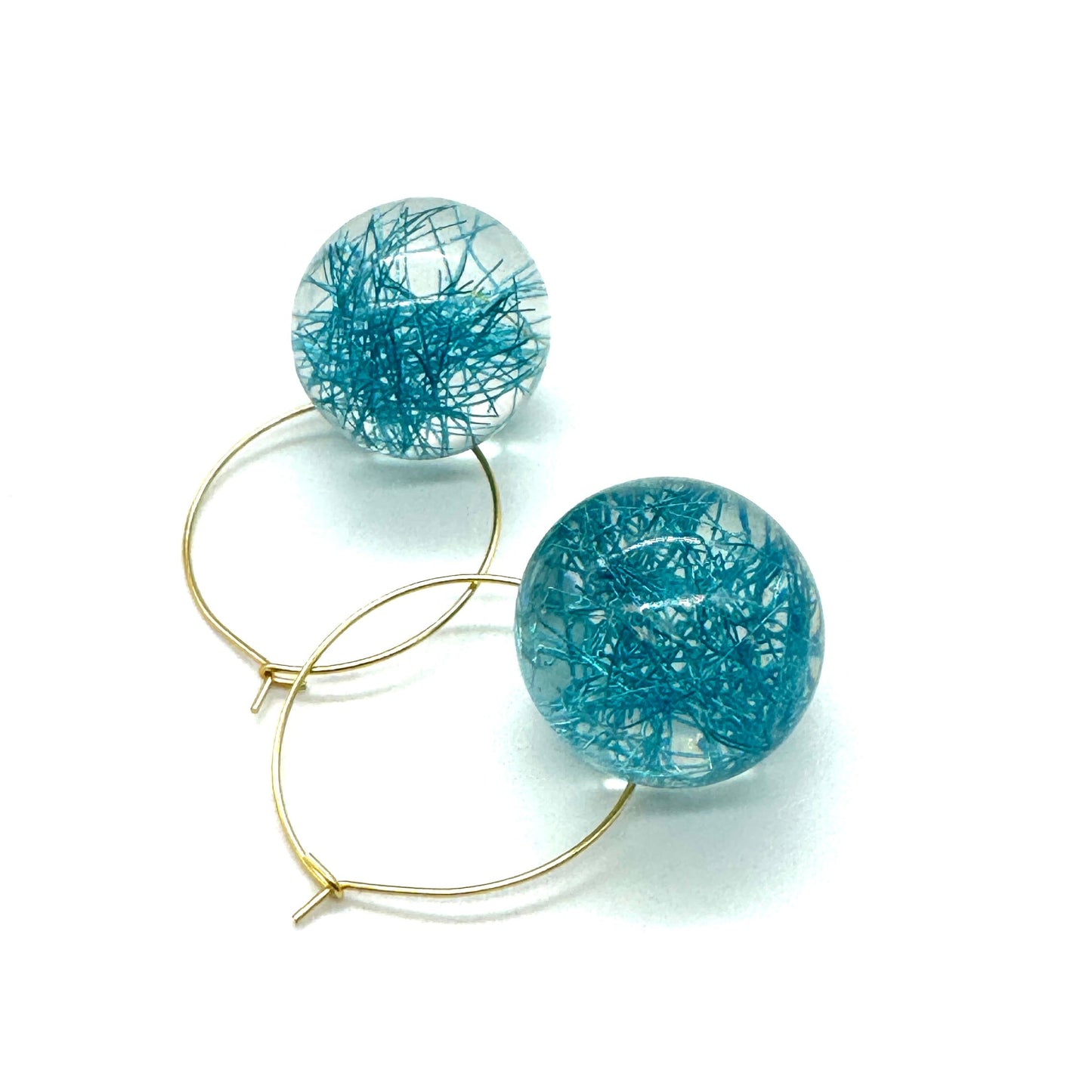 Confetti Orb Hoop Earrings - Leetie Lovendale