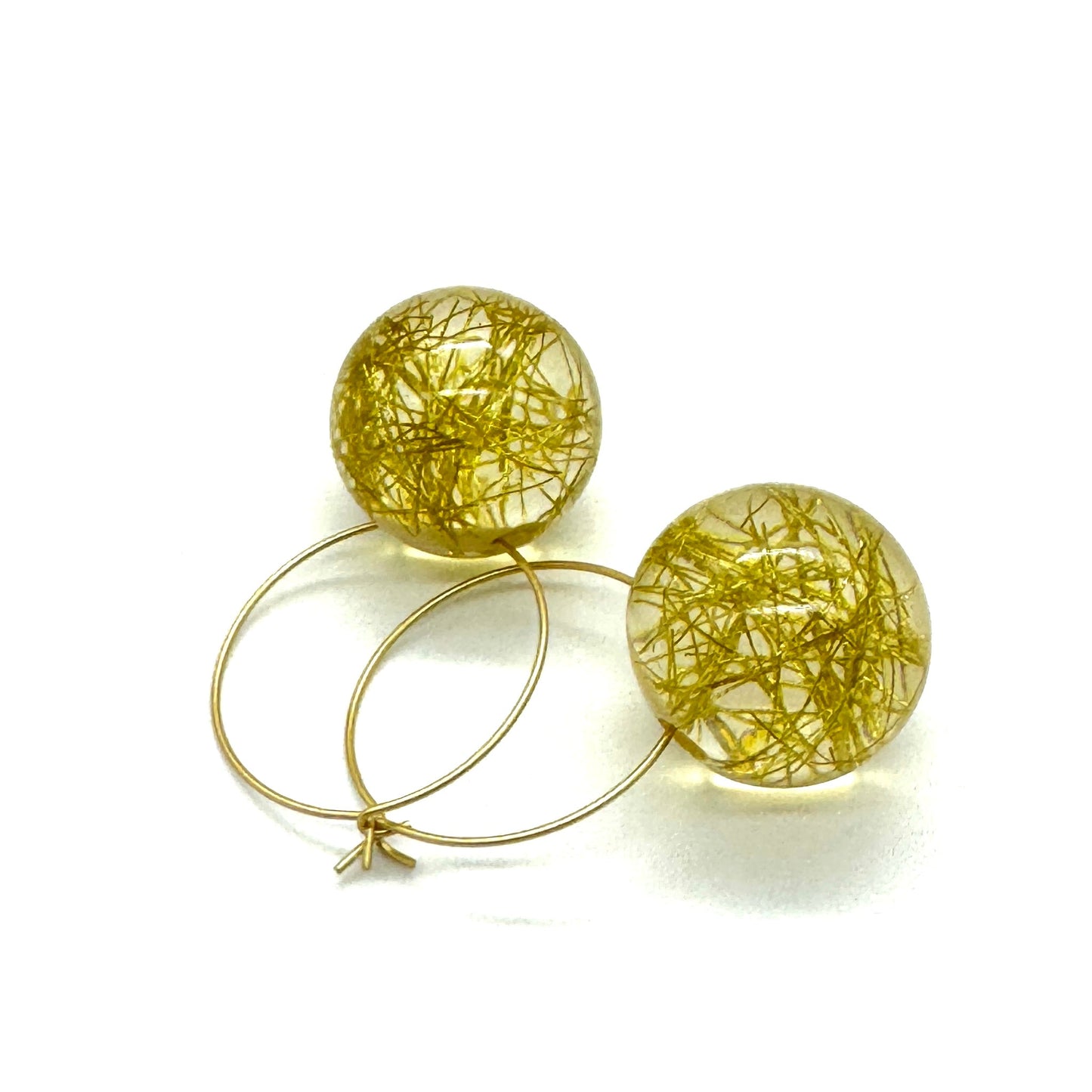 Confetti Orb Hoop Earrings - Leetie Lovendale