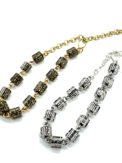 Black Glitterati Betsy Bracelet - Leetie Lovendale