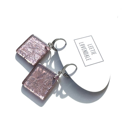 Italian Confetti Glitter Drop Earrings - Leetie Lovendale