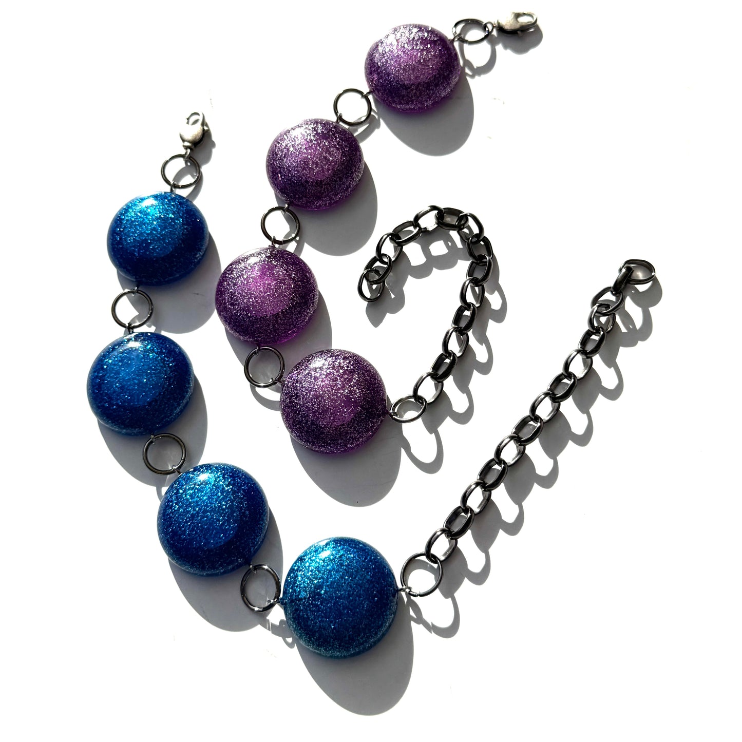 Lazerbeam Glitter Stations Bracelet - Leetie Lovendale