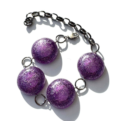Lazerbeam Glitter Stations Bracelet - Leetie Lovendale
