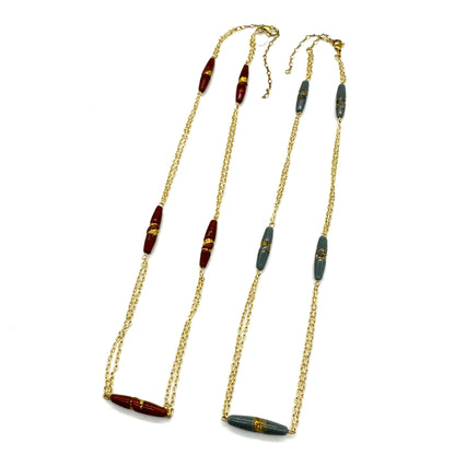Golden Echo Necklaces - Leetie Lovendale