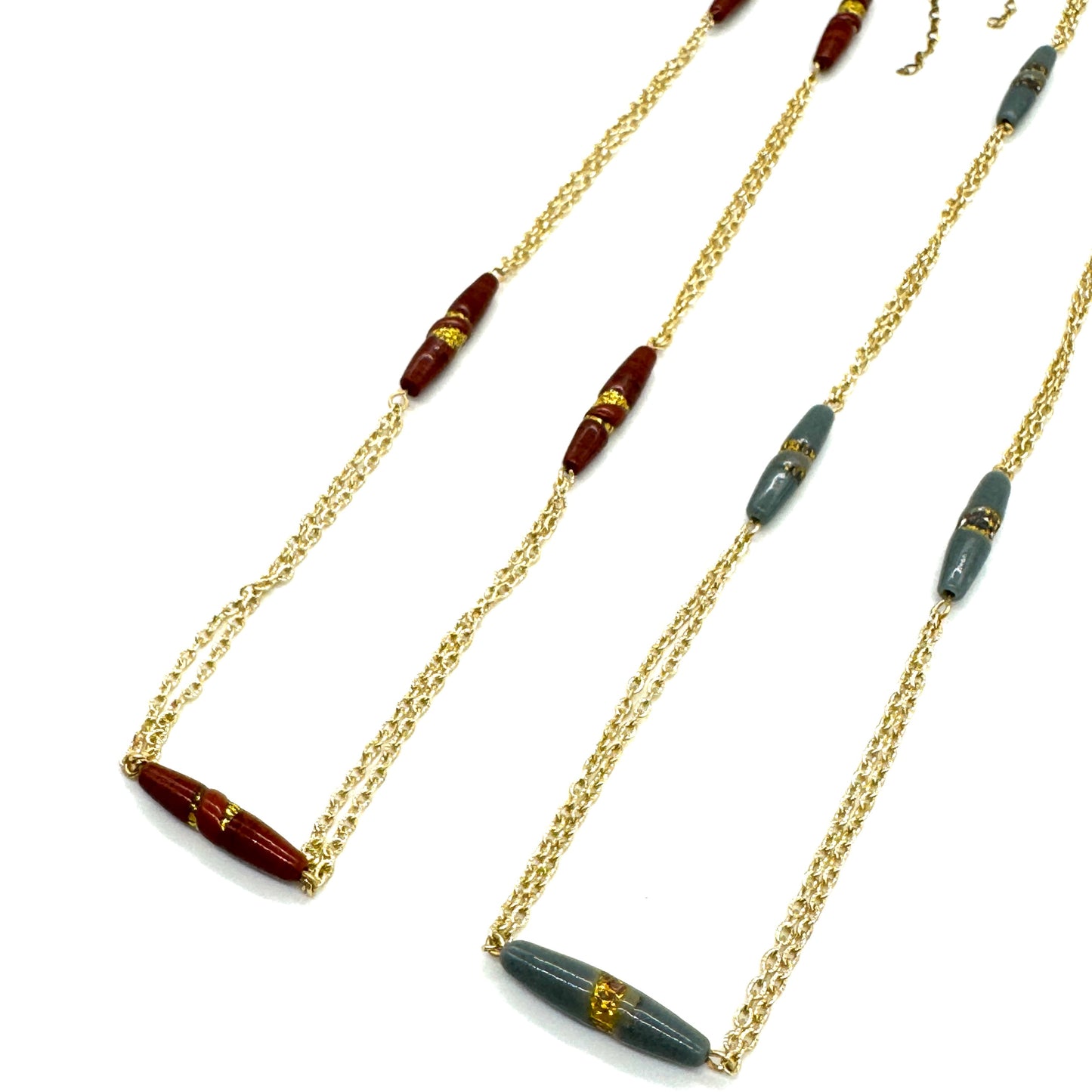 Golden Echo Necklaces - Leetie Lovendale