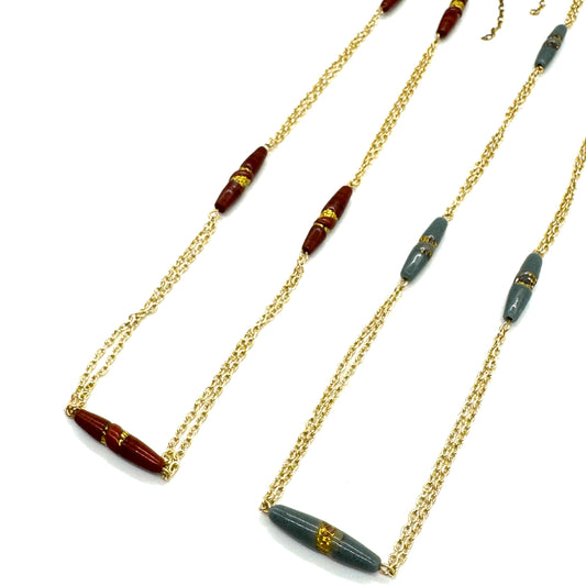 Golden Echo Necklaces - Leetie Lovendale