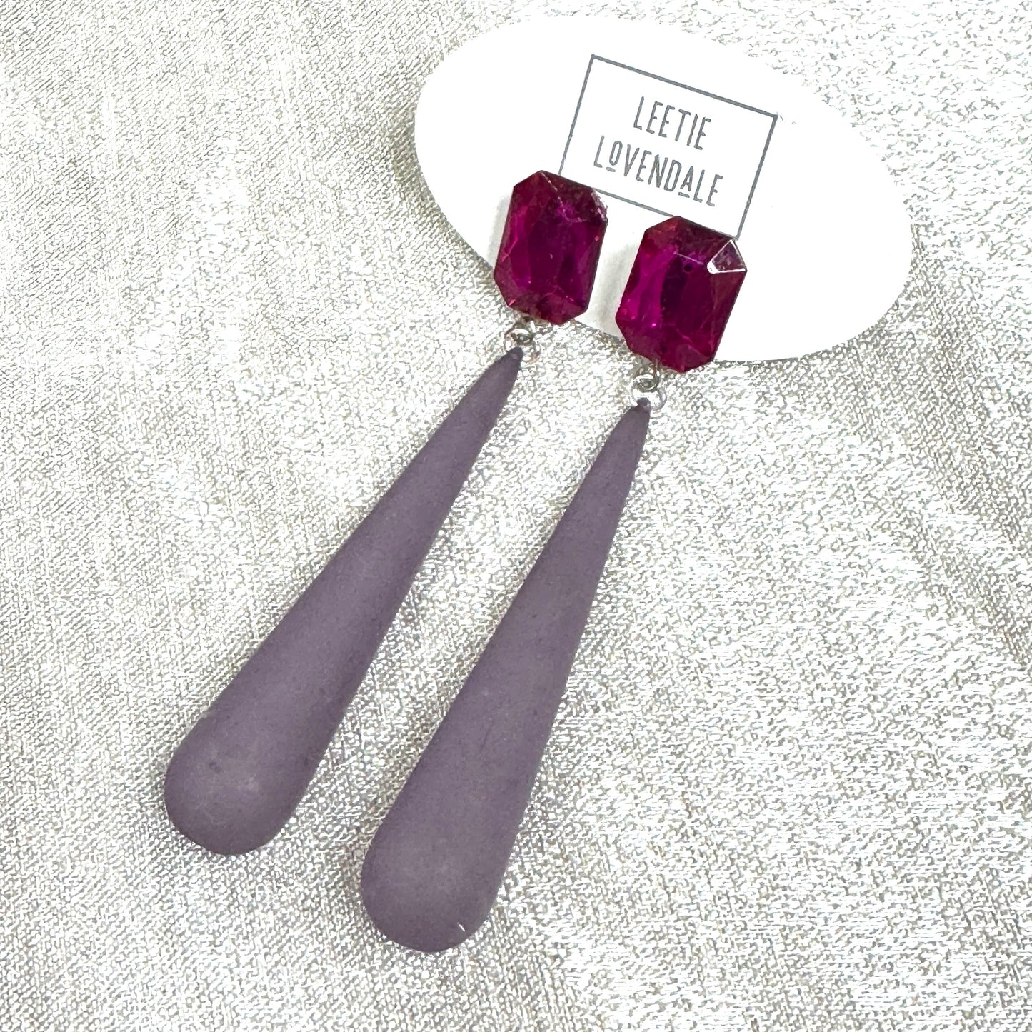 Shine On Statement Teardrop Earrings - Leetie Lovendale