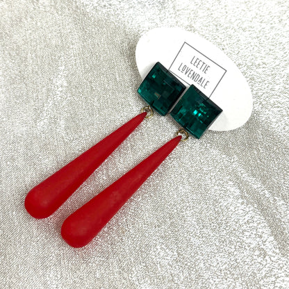 Shine On Statement Teardrop Earrings - Leetie Lovendale