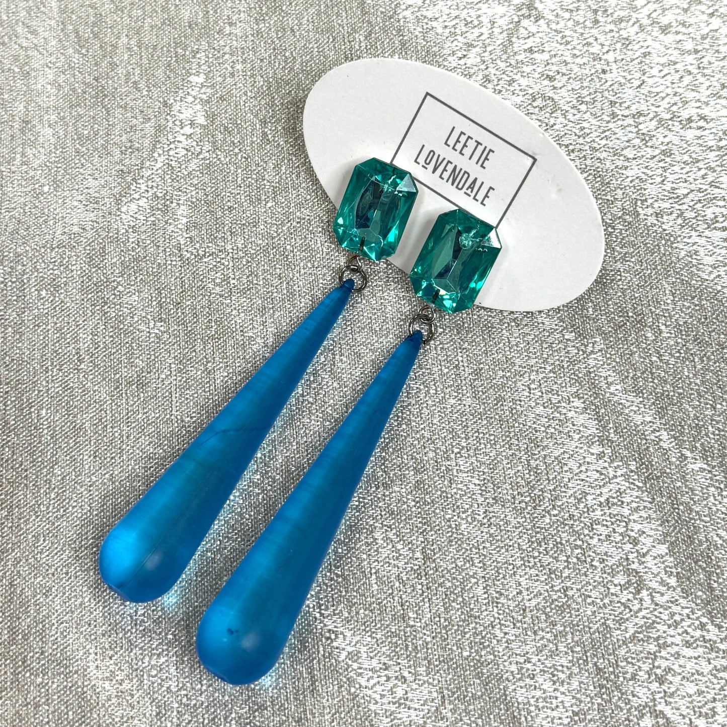 Shine On Statement Teardrop Earrings - Leetie Lovendale