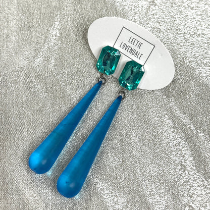 Shine On Statement Teardrop Earrings - Leetie Lovendale