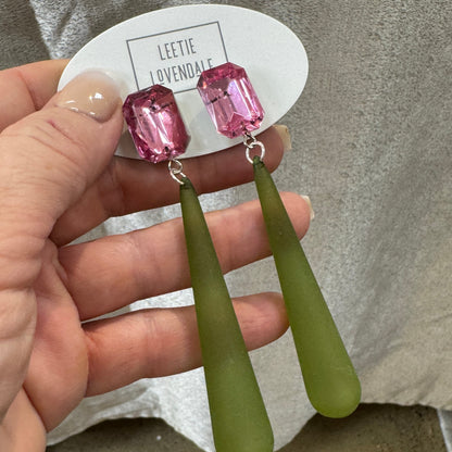Shine On Statement Teardrop Earrings - Leetie Lovendale