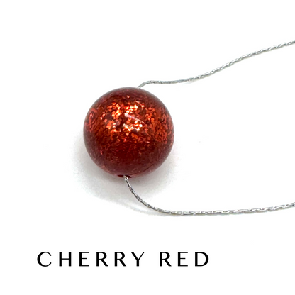 Glitter Ball Slide Necklace - Leetie Lovendale