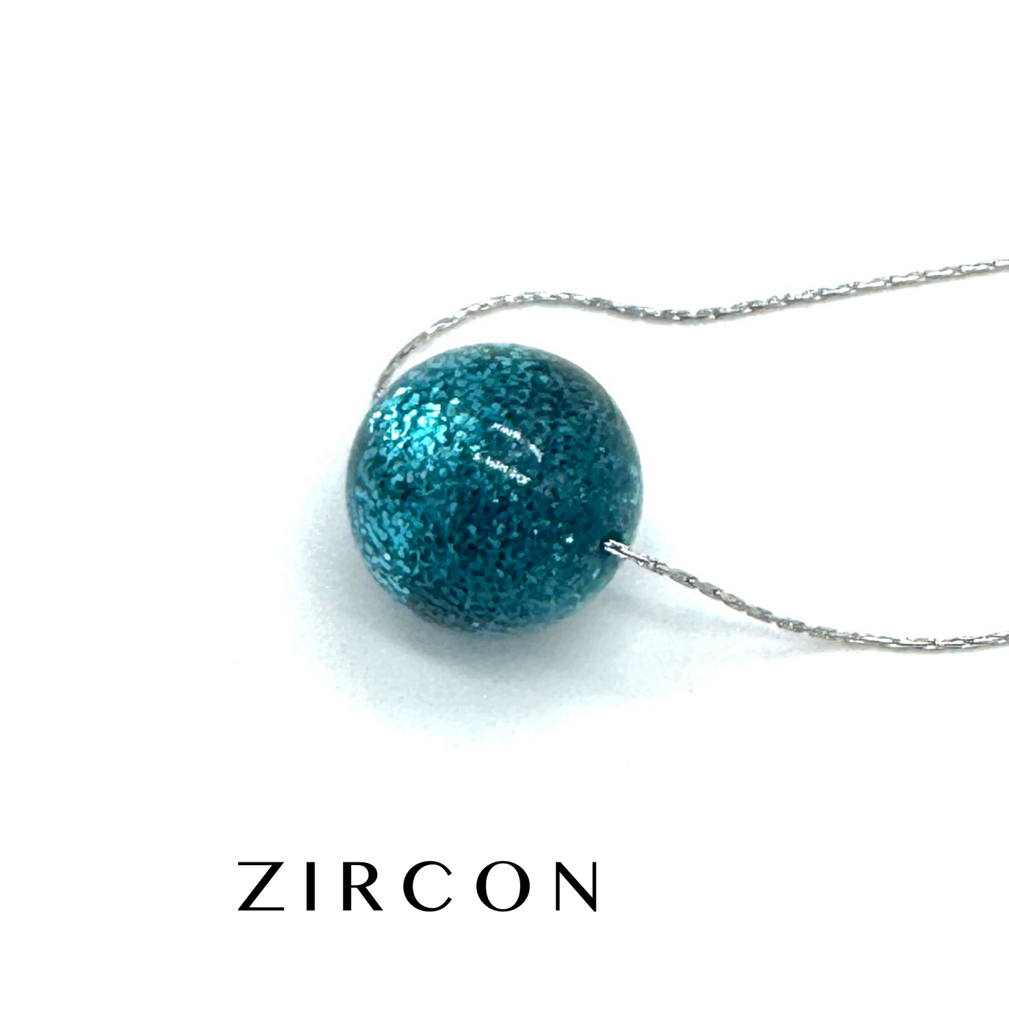 Glitter Ball Slide Necklace - Leetie Lovendale