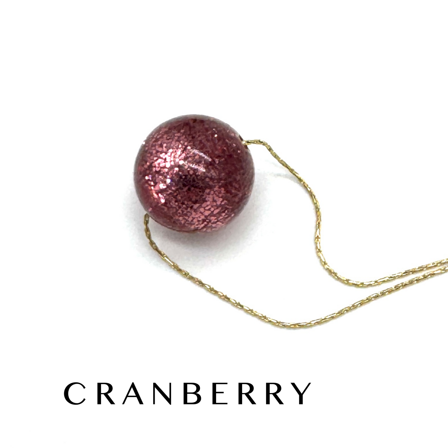 Glitter Ball Slide Necklace - Leetie Lovendale