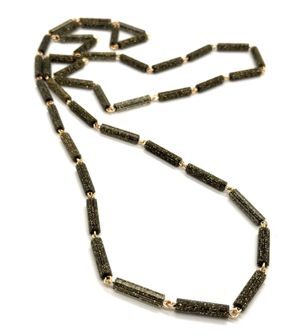 Black Glitterati Necklace - Leetie Lovendale