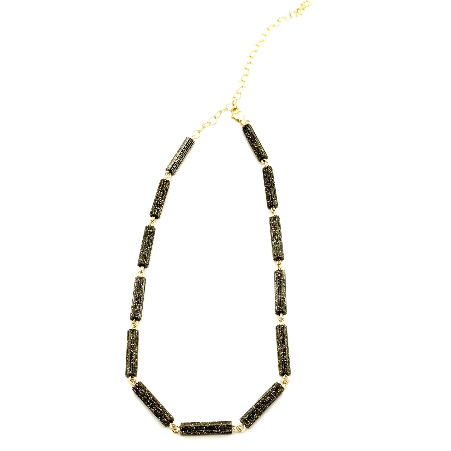 Black Glitterati Necklace - Leetie Lovendale
