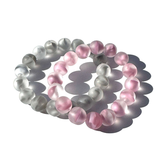 Sugarcloud Givré Glass Stretch Bracelet - Leetie Lovendale