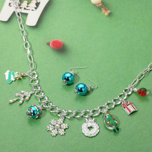 Season Of Sparkle - Silver Multi Necklace