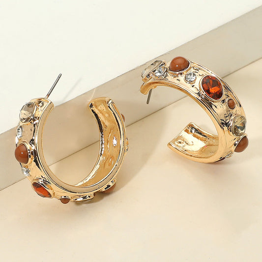 In The Afterglow - Gold Earrings