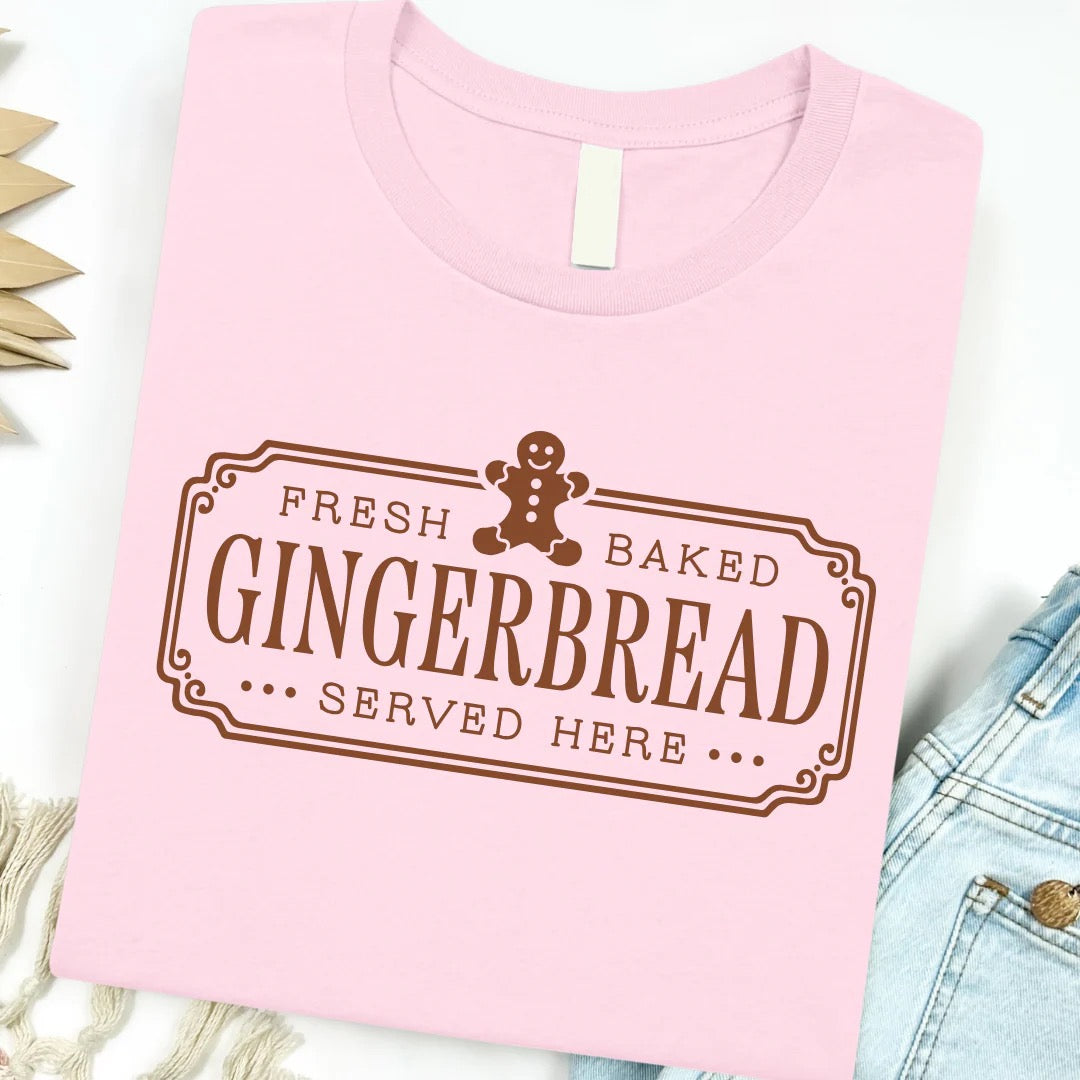 Gingerbread Graphic Tee - Alie's Boutique