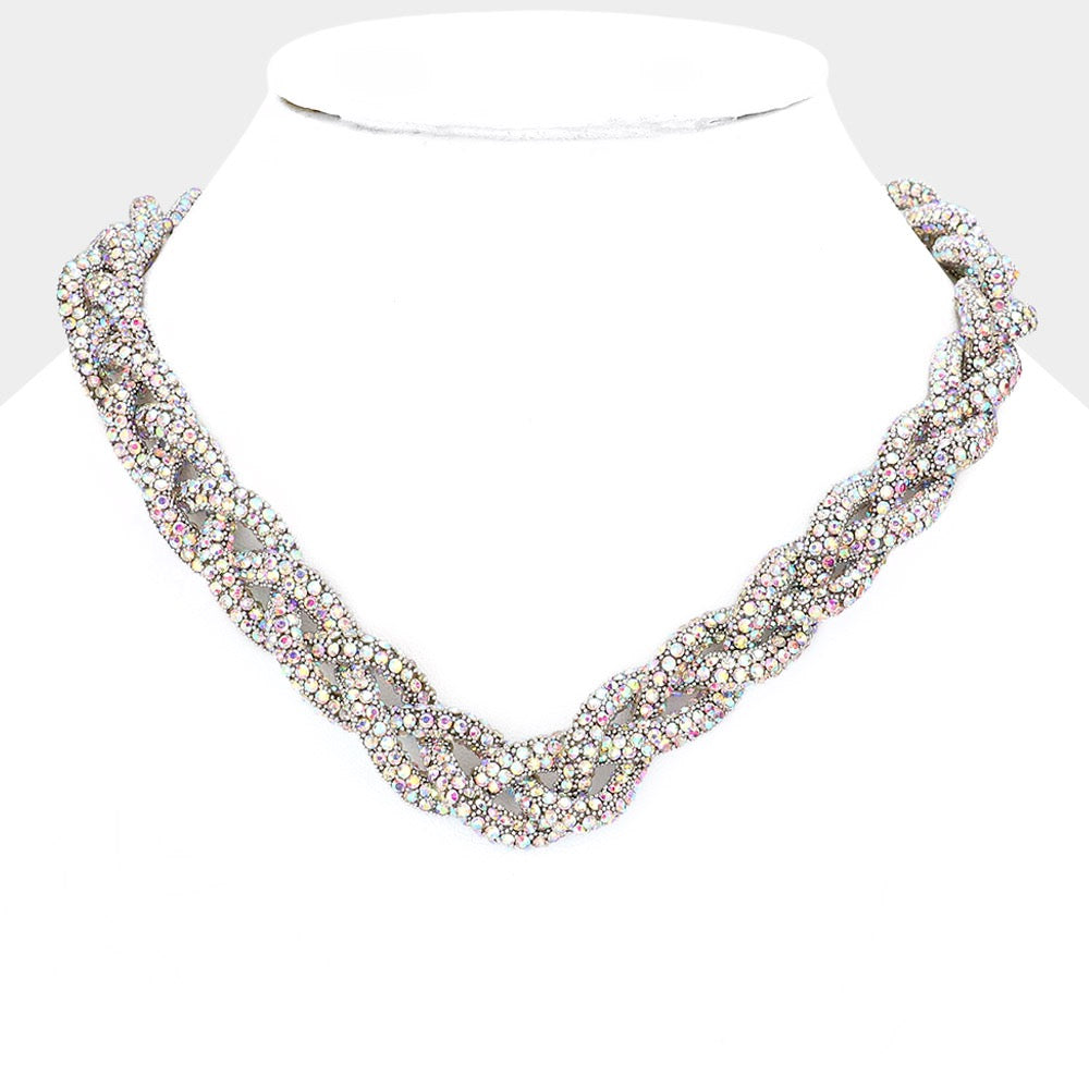 Midnight Entwine - Iridescent Necklace