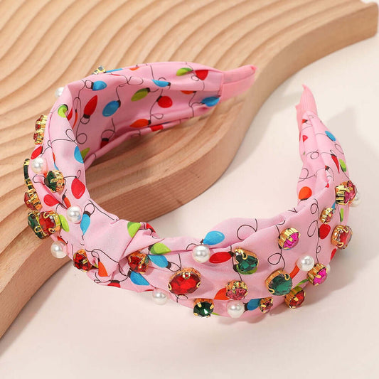 Holiday Glow - Pink Multi Headband