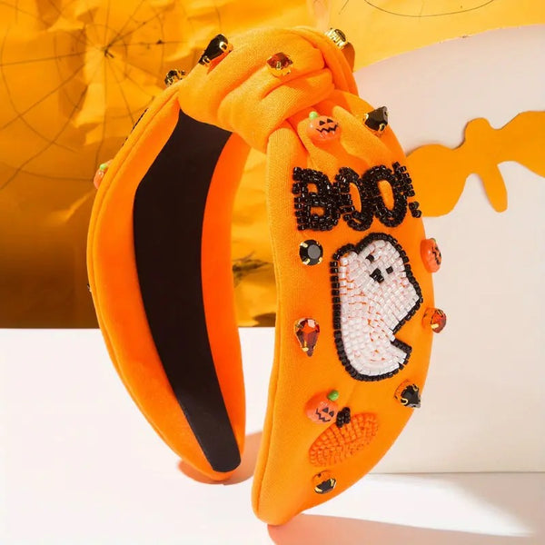 Spooky Chic - Orange Headband