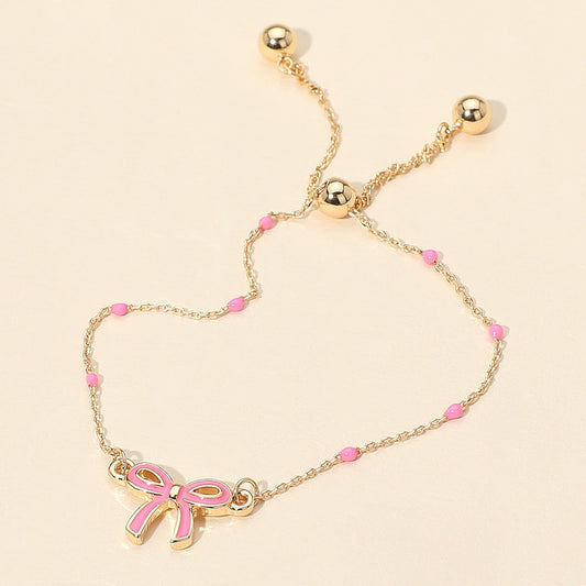 Tied to You - Pink Bracelet
