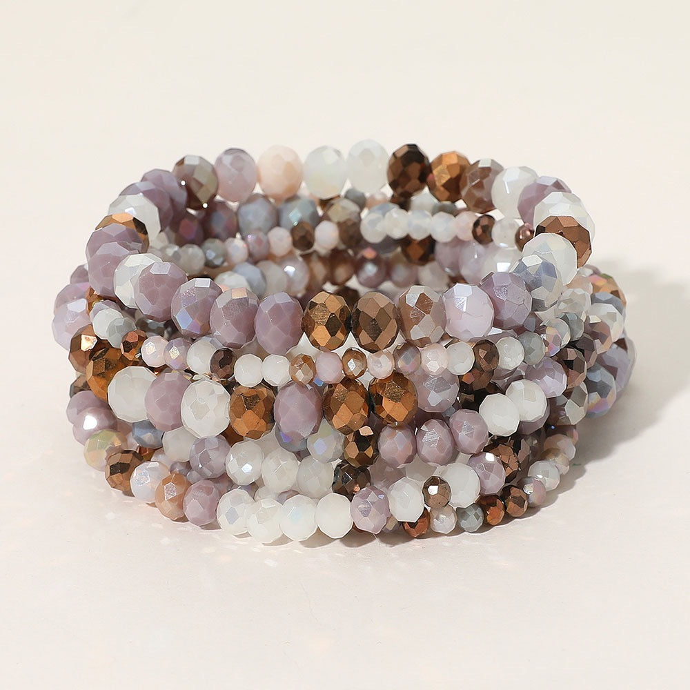 Dusk & Dazzle - Gray Multi 9 Piece Bracelet Set