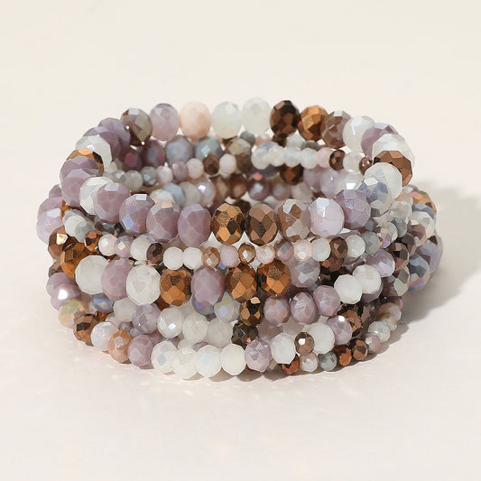 Dusk & Dazzle - Gray Multi 9 Piece Bracelet Set