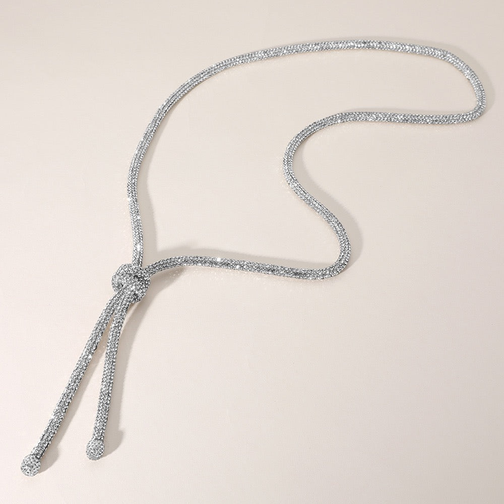 Twilight Tangle - Silver Necklace