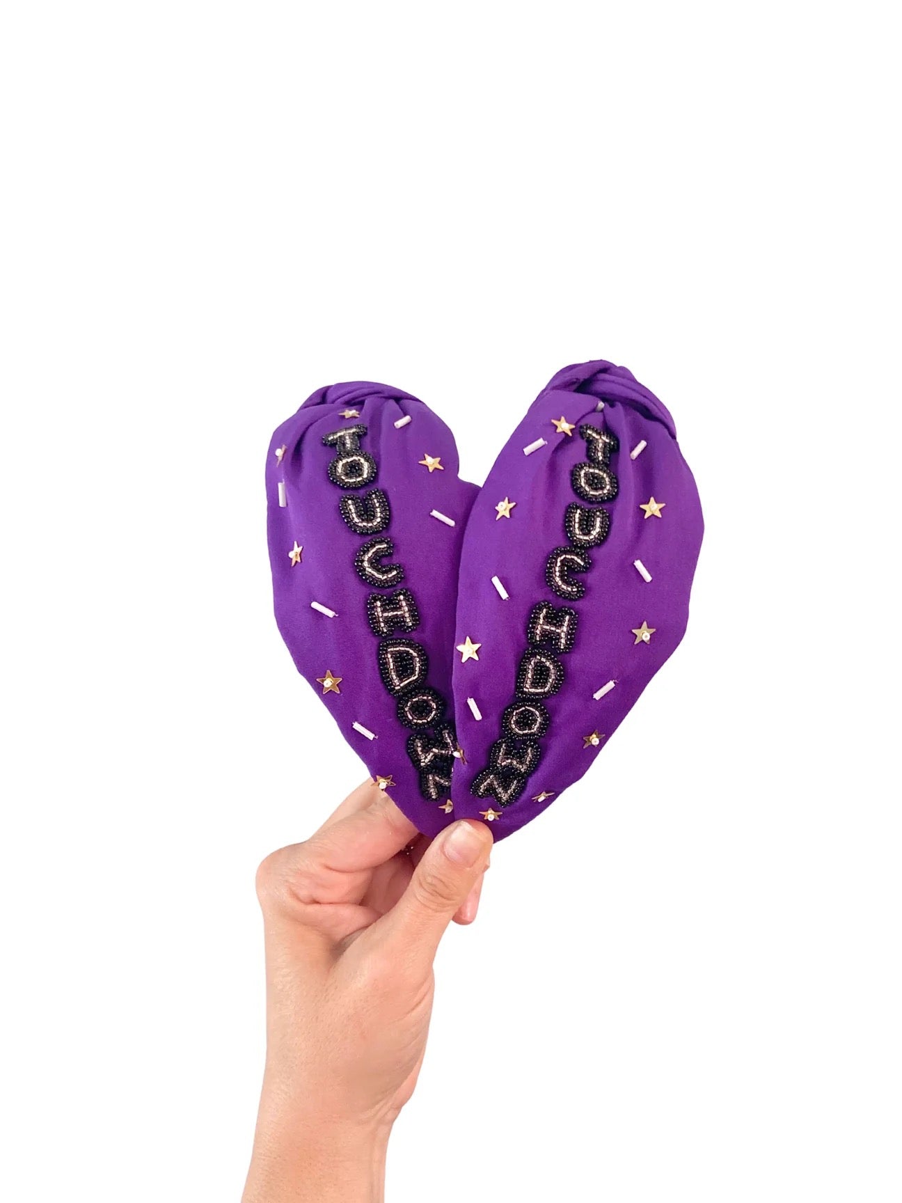 Touchdown Twist - Purple Touchdown Headband