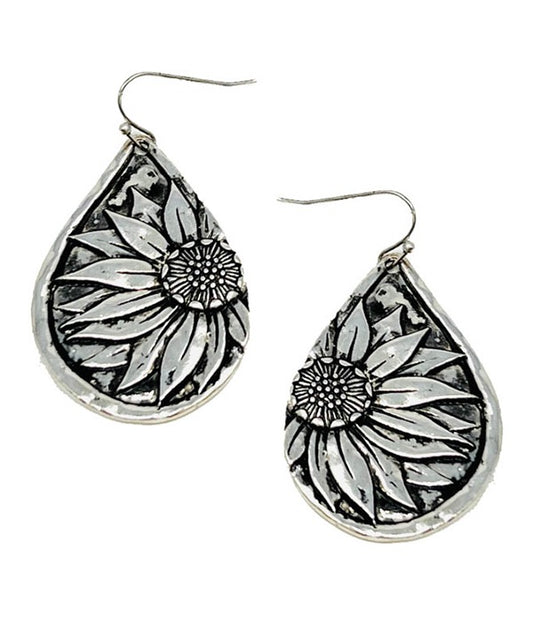 Silver Solstice - Silver Earrings