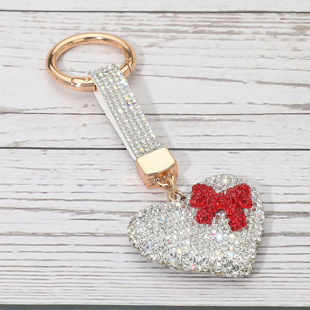 Former Gesture - Clear & Red Keychain - Alie's Boutique