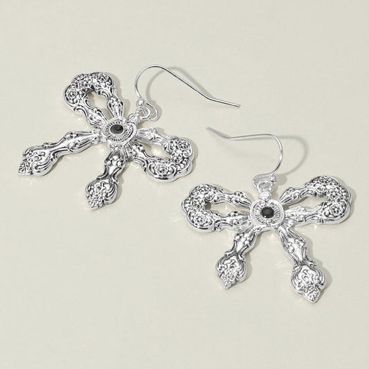 Whispered Vow- Silver Earrings