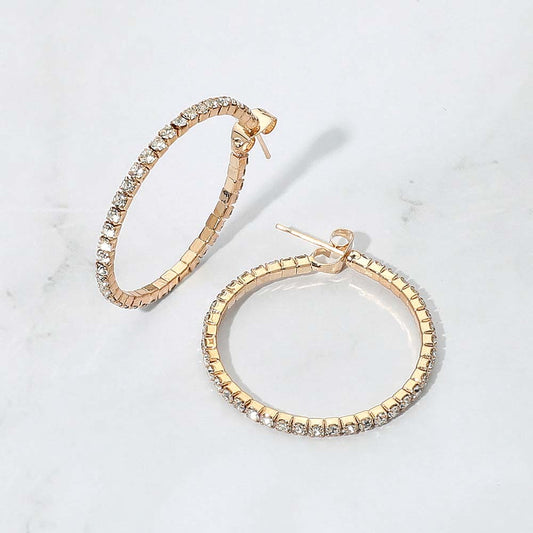 Radiant Curve - Gold Earrings