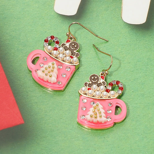 Sweet Sip - Pink Earrings - Alie's Boutique