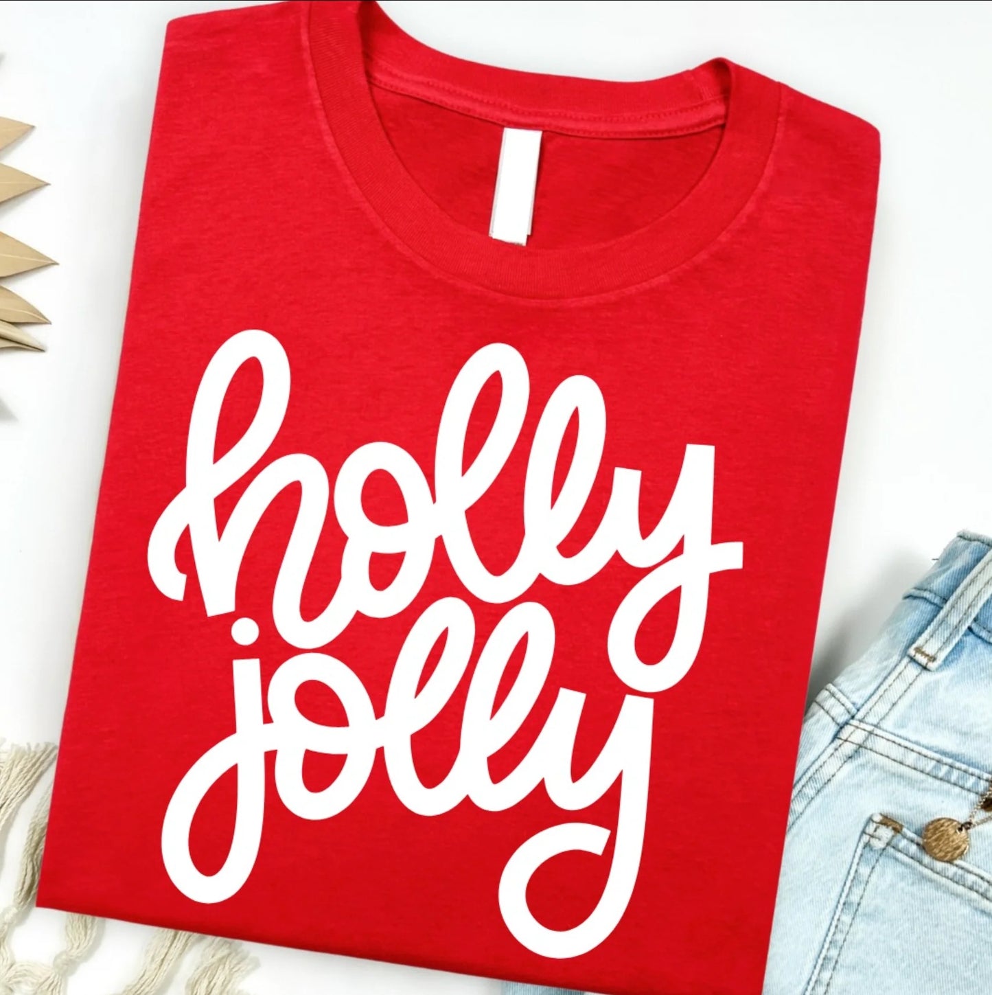Holly Jolly Graphic Tee - Alie's Boutique