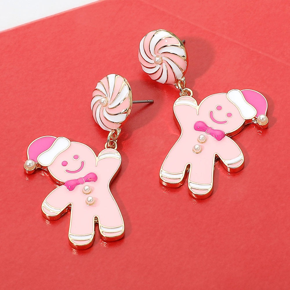 Holiday Remix - Pink Earrings - Alie's Boutique